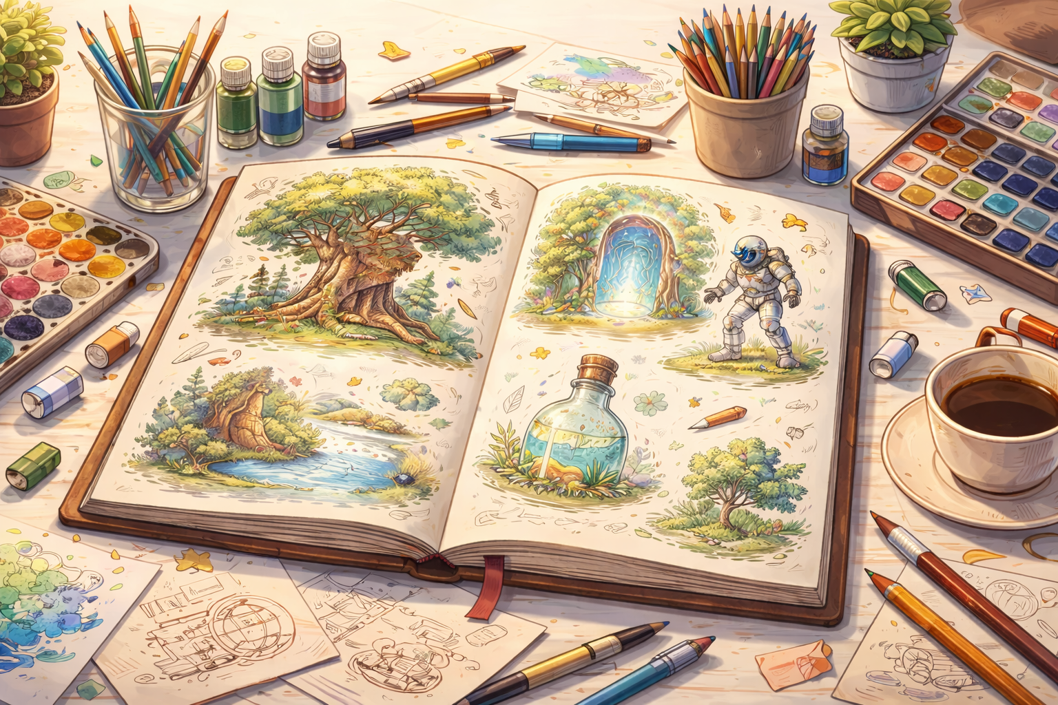 50 Creative Drawing Prompts Ideas
